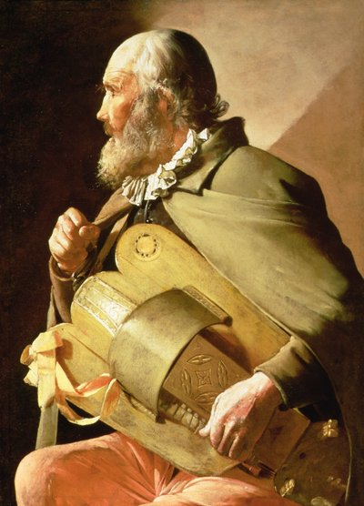 El jugador de organillo ciego de Georges de La Tour