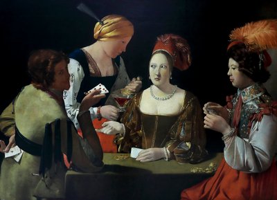 El tramposo con el as de diamantes de Georges de La Tour