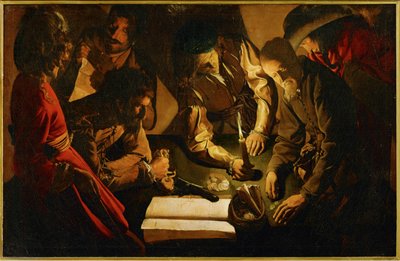 El pago de impuestos (pintura sobre lienzo) de Georges de la Tour