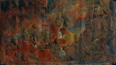 Escena de Batalla, 1912 de Georgy Bogdanovich Yakulov