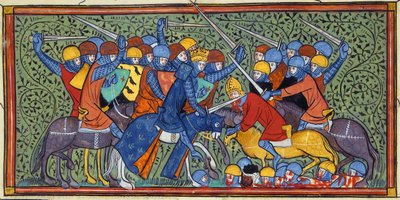 Carlos Martel en la batalla de Tours, Grandes Crónicas de Francia (27686528435) de Georgia Levan Ramishvili from Tbilisi