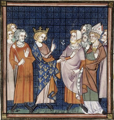 Consejo de Reims, Grandes chroniques de France, Royal 16 G VI f.258, c. 1332-1350 (22093699984) de Georgia Levan Ramishvili from Tbilisi