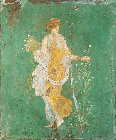 Flora, fresco Villa de Ariadna en Estabia, cerca de Pompeya, c. 15-45 d.C. (38594045730) de Georgia Levan Ramishvili from Tbilisi
