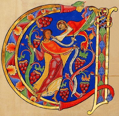 Dios dirigiéndose a Jeremías, Biblia de Winchester, 1160-75 (22797800517) de Georgia Levan Ramishvili from Tbilisi