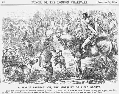 Un pasatiempo salvaje, o, la moralidad de los deportes de campo, 1870 de Georgina Bowers