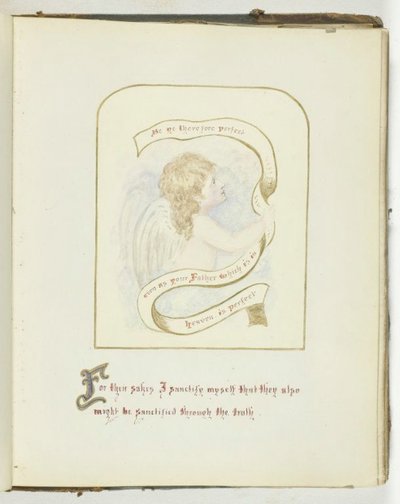 Sin título [querubín con texto religioso], 185568 de Georgina Cowper