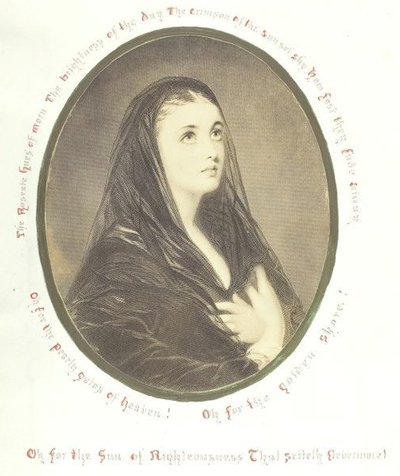 Sin título [mujer piadosa con velo] de Georgina Cowper