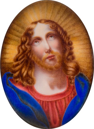 El hombre de los dolores : El Salvador, c.1810-42 (óleo sobre lienzo) de Georgina Viscountess Newport Moncreiff