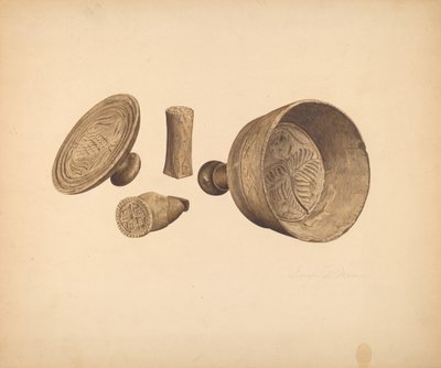 Molde y Estampa de Mantequilla de Georgine E. Mason
