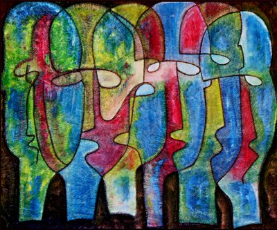 Les Zombis de Fort-Dimanche (Haití) 2008 (óleo sobre tabla) de Gerald Bloncourt