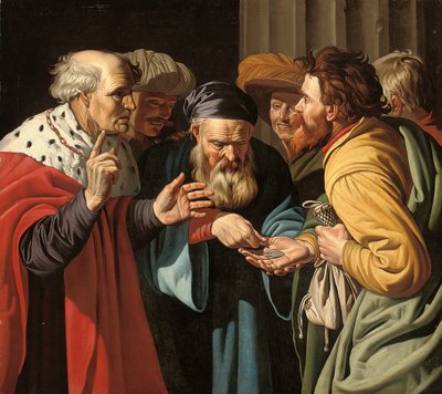 El pago de Judas (óleo sobre lienzo) de Gerard (manner of) Seghers