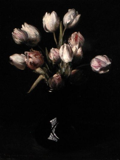 Tulipanes en un jarrón de Gerard Chowne