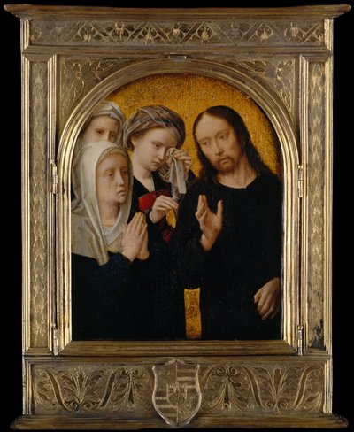 Cristo despidiéndose de su madre, ca. 1500 de Gerard David