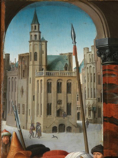 Detalle del Juicio de Cambises de Gerard David