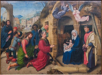 Alemán: Die Anbetung der Könige (copia según Hugo van der Goes) Adoración de los Reyes Magos de Gerard David