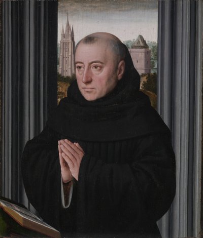 Retrato de un monje de Gerard David