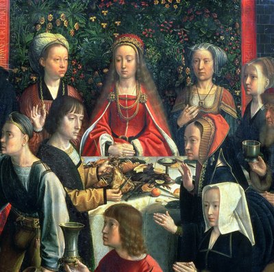 Las Bodas de Caná (detalle) de Gerard David