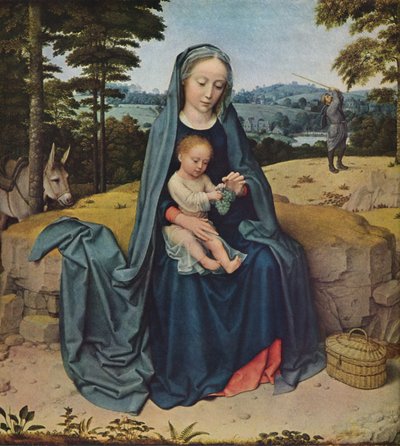 El descanso en la huida a Egipto, c1510 de Gerard David
