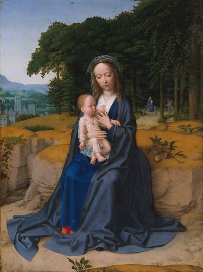 El descanso en la huida a Egipto, c.1512-15 de Gerard David