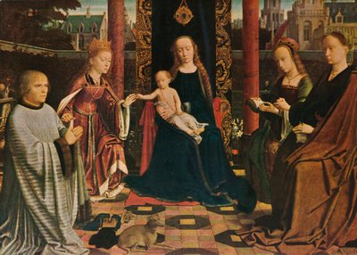 La Virgen y el Niño con santos y donante, 1510, 1909 de Gerard David