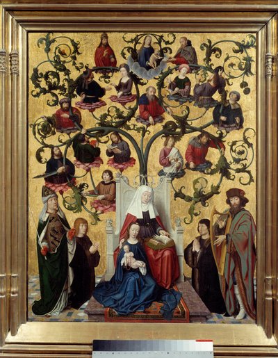 La línea de Santa Ana (representación) de Gerard David