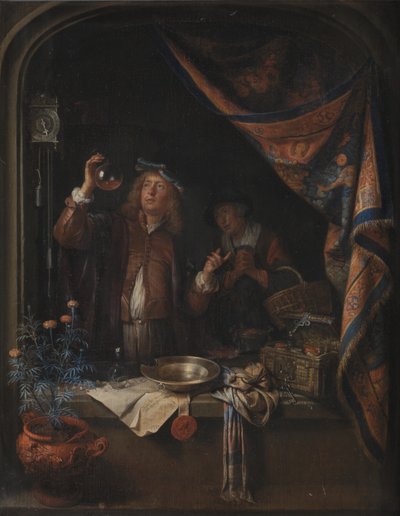 Una visita al doctor de Gerrit Dou