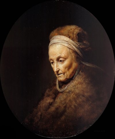 Retrato de la madre de Rembrandt de Gerrit Dou