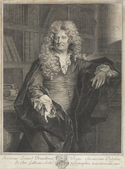 Frédéric Léonard de Gérard Edelinck