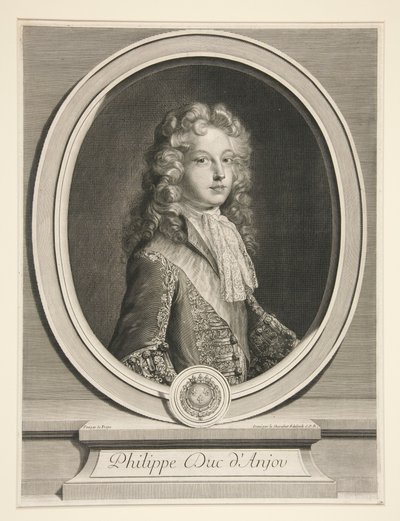 Felipe V, duque de Anjou de Gérard Edelinck