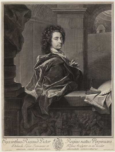 Retrato de Tiziano de Gérard Edelinck