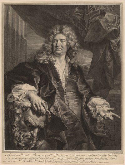 Martin Desjardins de Gerard Edelinck after Hyacinthe Rigaud