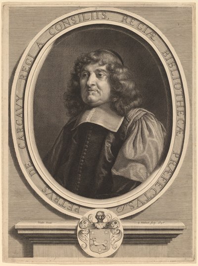 Pierre de Carcavy de Gerard Edelinck after Louis Testelin