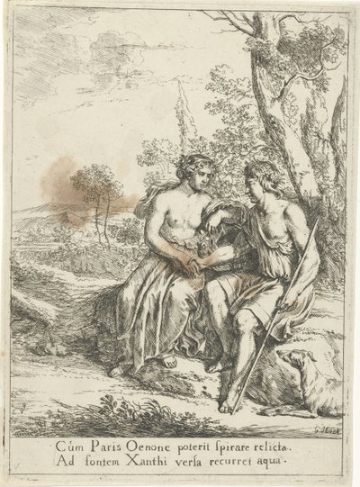 París en Oenone de Gerard Hoet (I)