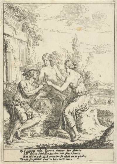 Escena pastoral con Dameet, Galate y Amaril de Gerard Hoet (I)