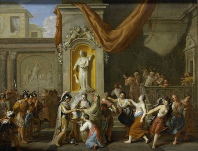 El matrimonio de Alejandro Magno y Roxana de Bactriana de Gerard Hoet (I)