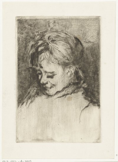 Retrato de una niña, a la izquierda de Gerard Jan Bos