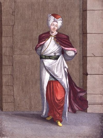 Tchelebi, un joven señor turco de Gerard Jean Baptiste Scotin