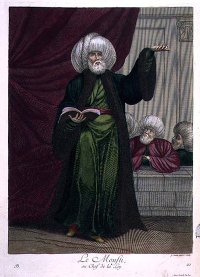 El Mufti, o Maestro de la Ley de Gerard Jean Baptiste Scotin
