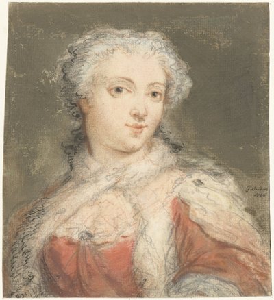 Retrato de una mujer joven de Gerard Sanders