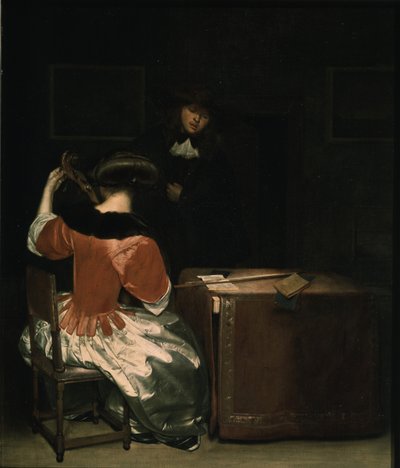 La lección de música de Gerard, Ter Borch