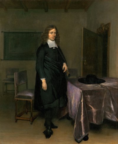 Retrato de un hombre de Gerard Ter Borch the Younger