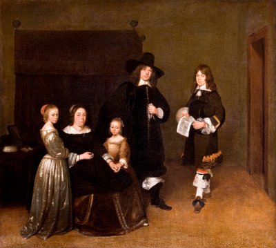 Retrato de familia de Gerard ter Borch