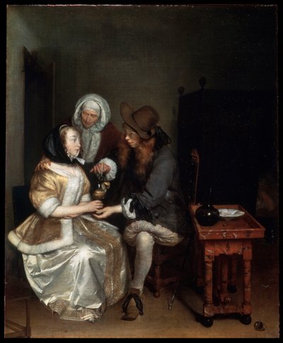 Un vaso de limonada de Gerard Terborch II