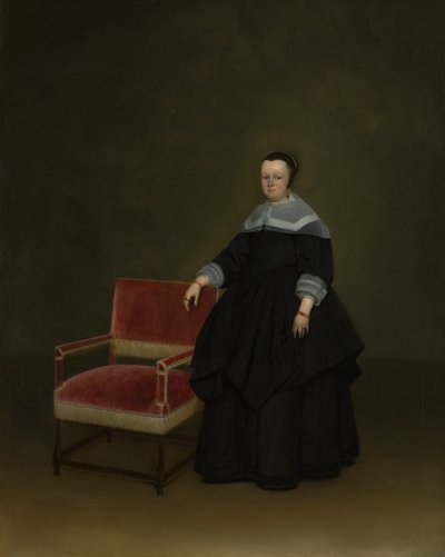 Margaretha van Haexbergen 1614-1676, ca. 1666-67 de Gerard Terborch II