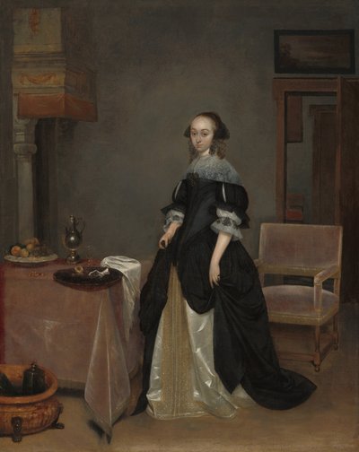 Maria van Suchtelen, c. 1666 de Gerard Terborch II