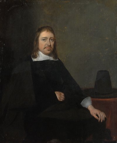 Retrato de un hombre sentado, finales de 1650 o principios de 1660 de Gerard Terborch II