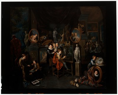 El estudio del pintor de Gerard Thomas