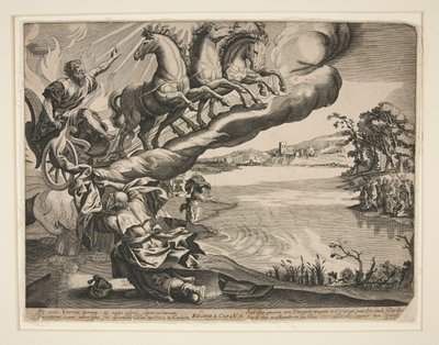 Capítulo II de II Reyes, La Traslación de Elías de Gerard Valck