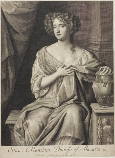 Ortensia Mancini, duquesa de Mazarin de Gerard Valck