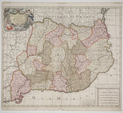 Principado de Cataluña, c.1702 de Gerard Valck